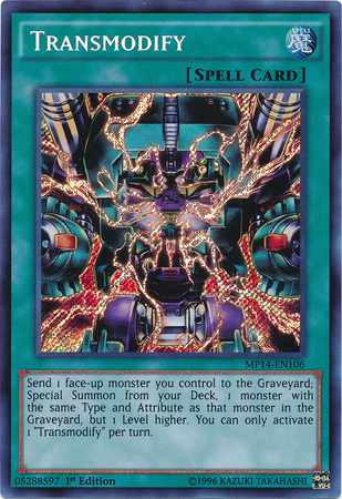 Transmodify [MP14-EN106] Secret Rare | Pegasus Games WI