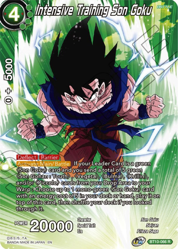 Intensive Training Son Goku (BT10-066) [Theme Selection: History of Son Goku] | Pegasus Games WI