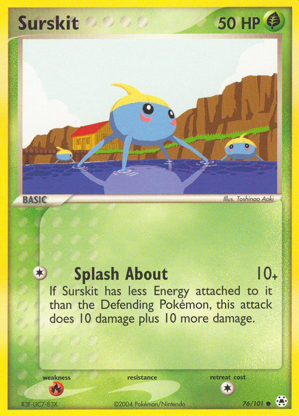 Surskit (76/101) [EX: Hidden Legends] | Pegasus Games WI