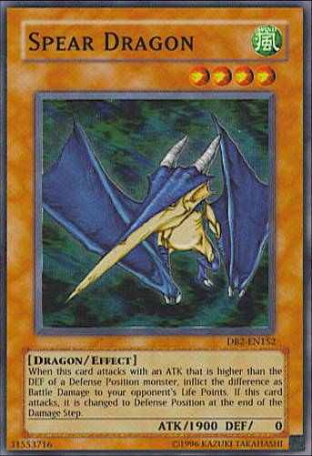 Spear Dragon [DB2-EN152] Super Rare | Pegasus Games WI