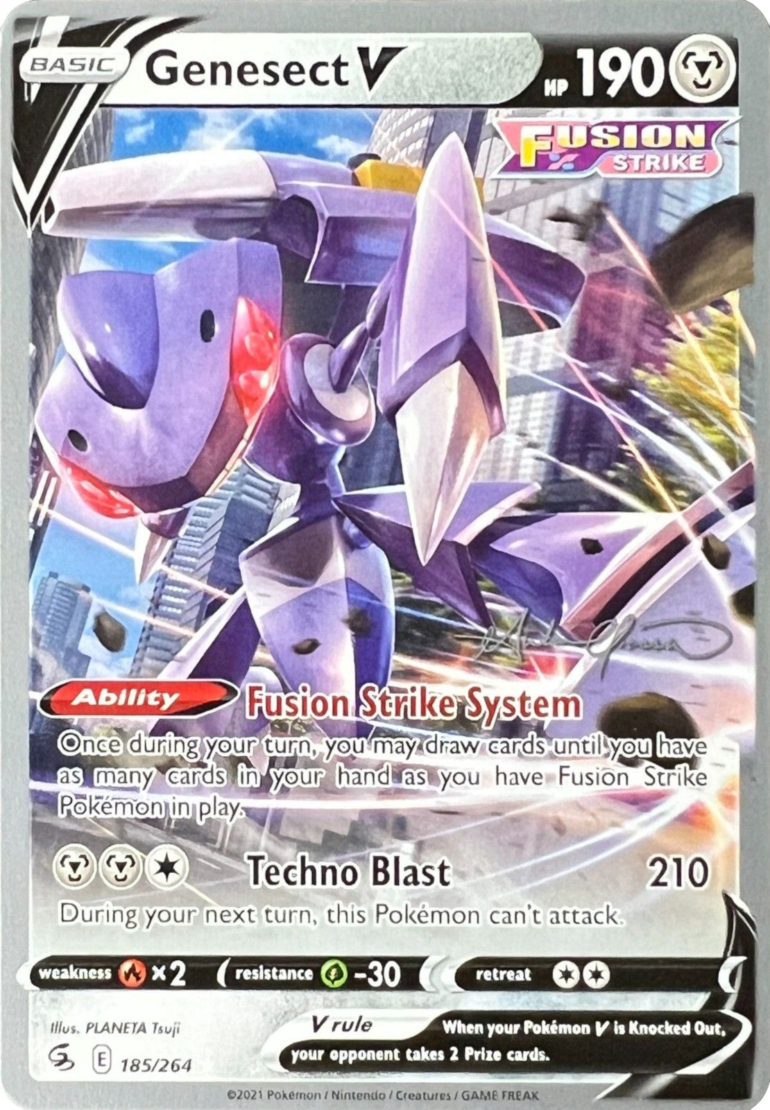 Genesect V (185/264) (The Shape of Mew - Andre Chiasson) [World Championships 2022] | Pegasus Games WI