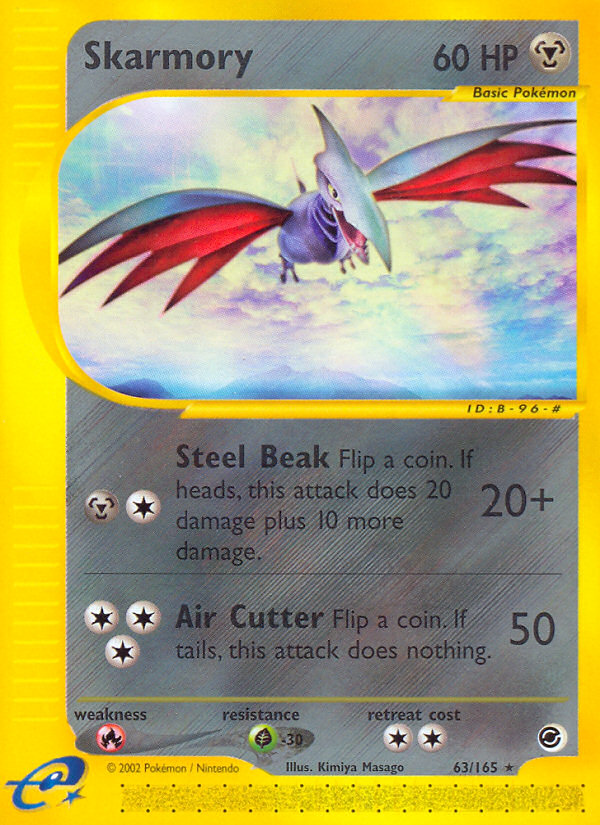 Skarmory (63/165) [Expedition: Base Set] | Pegasus Games WI