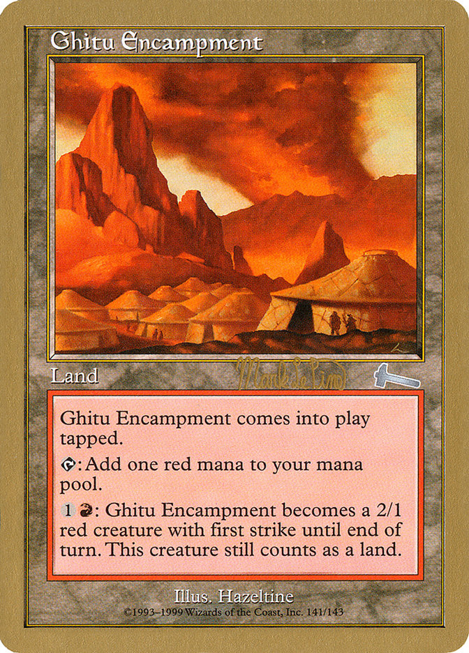 Ghitu Encampment (Mark Le Pine) [World Championship Decks 1999] | Pegasus Games WI