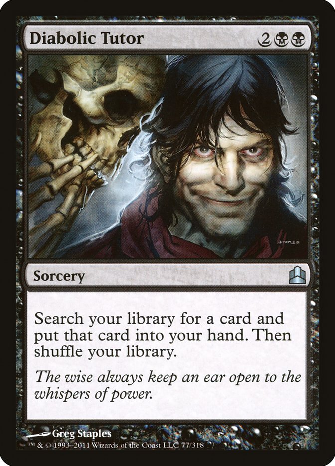 Diabolic Tutor [Commander 2011] | Pegasus Games WI