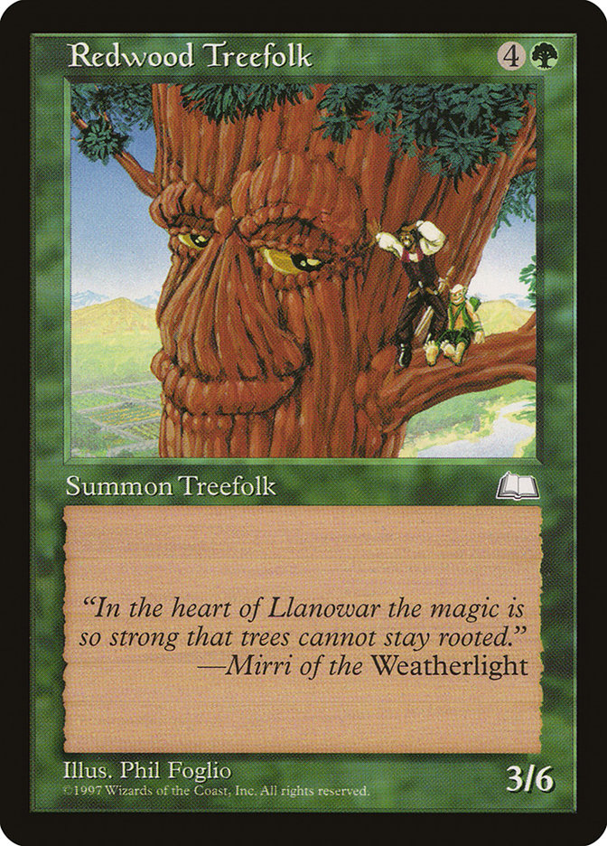 Redwood Treefolk [Weatherlight] | Pegasus Games WI