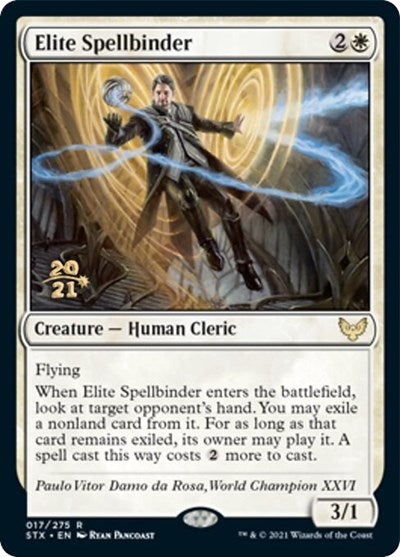 Elite Spellbinder [Strixhaven: School of Mages Prerelease Promos] | Pegasus Games WI