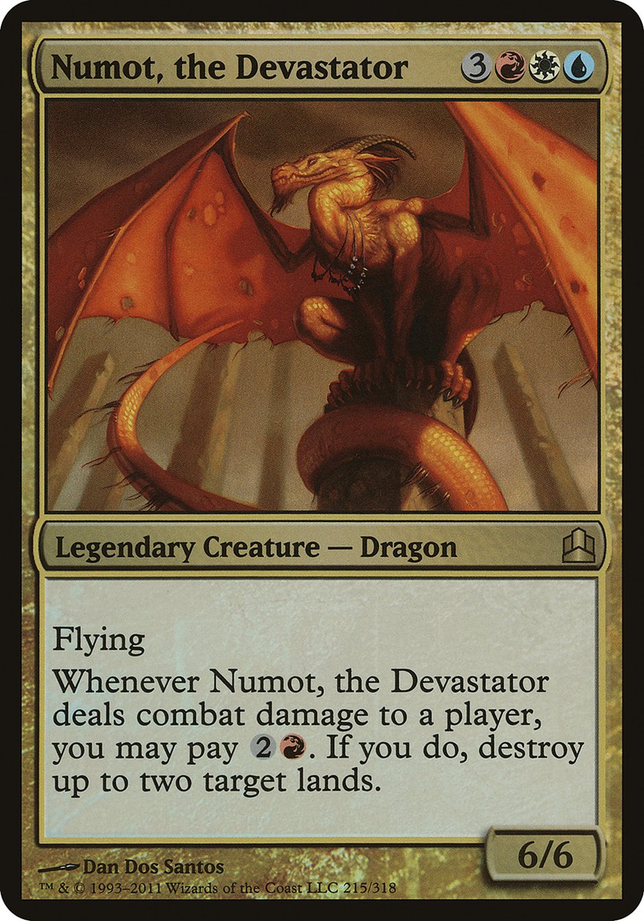 Numot, the Devastator (Oversized) [Commander 2011 Oversized] | Pegasus Games WI