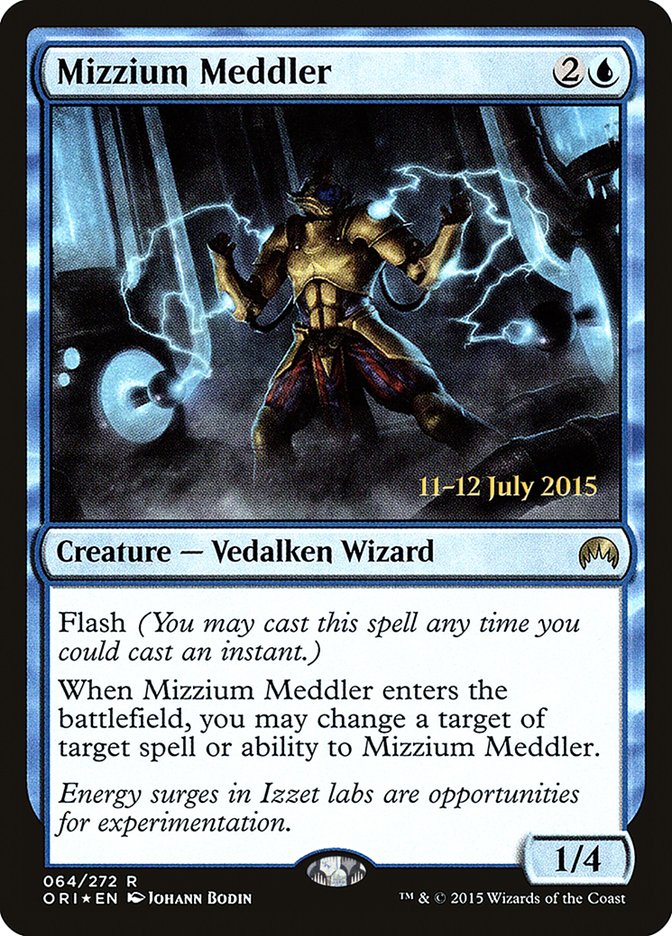 Mizzium Meddler [Magic Origins Prerelease Promos] | Pegasus Games WI