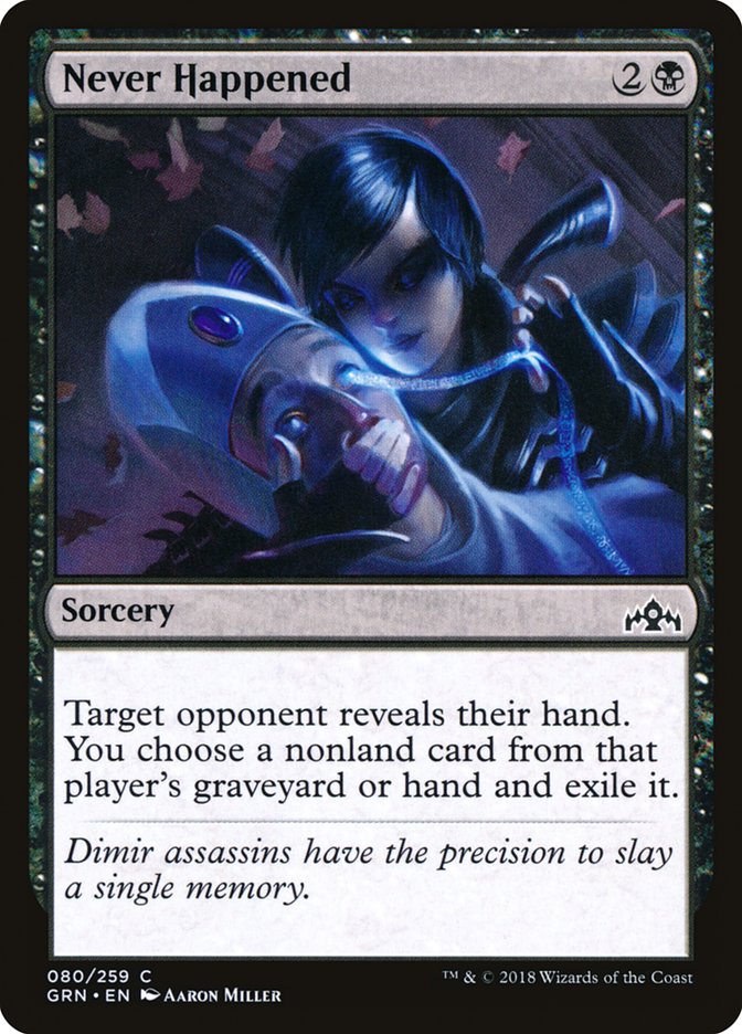 Never Happened [Guilds of Ravnica] | Pegasus Games WI