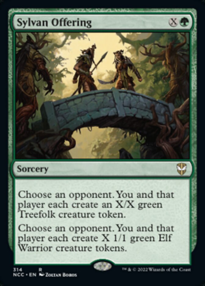 Sylvan Offering [Streets of New Capenna Commander] | Pegasus Games WI