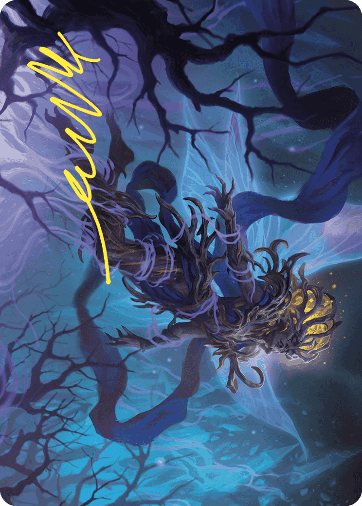 Sleep-Cursed Faerie Art Card (Gold-Stamped Signature) [Wilds of Eldraine Art Series] | Pegasus Games WI