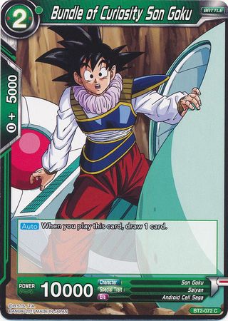 Bundle of Curiosity Son Goku [BT2-072] | Pegasus Games WI