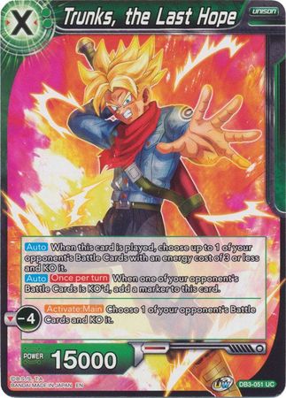 Trunks, the Last Hope [DB3-051] | Pegasus Games WI