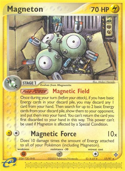 Magneton (17/97) [EX: Dragon] | Pegasus Games WI