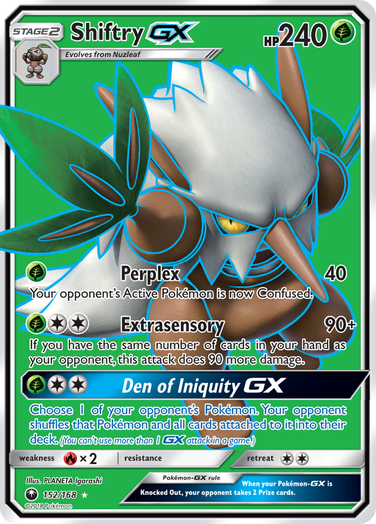 Shiftry GX (152/168) [Sun & Moon: Celestial Storm] | Pegasus Games WI