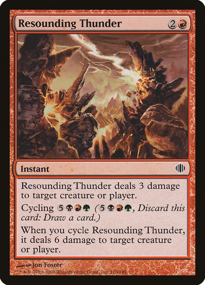Resounding Thunder [Shards of Alara] | Pegasus Games WI