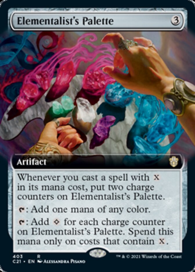 Elementalist's Palette (Extended Art) [Commander 2021] | Pegasus Games WI