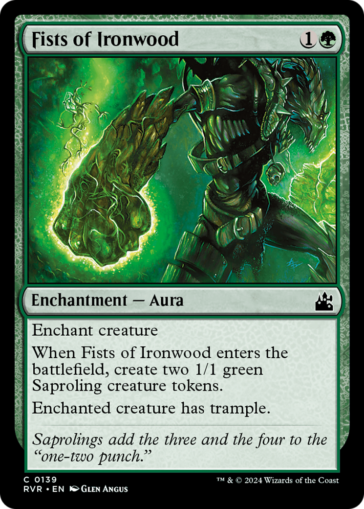 Fists of Ironwood [Ravnica Remastered] | Pegasus Games WI