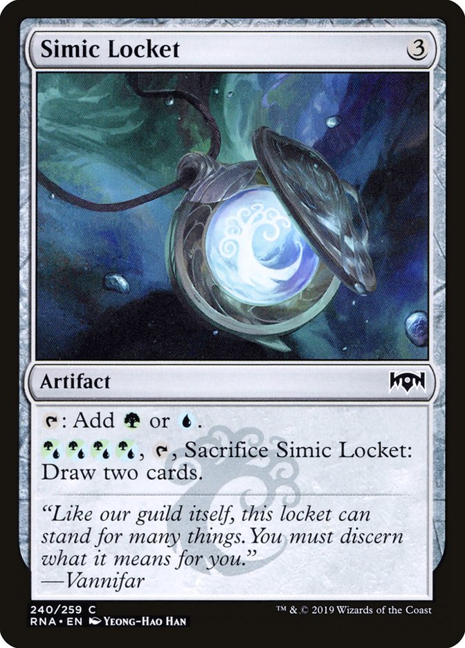 Simic Locket [Ravnica Allegiance] | Pegasus Games WI