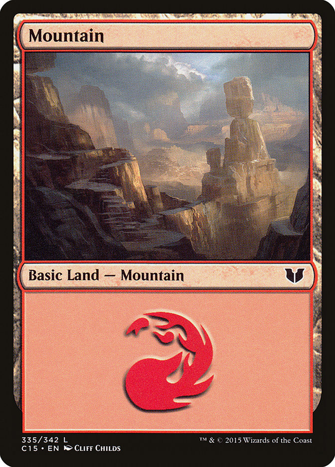 Mountain (335) [Commander 2015] | Pegasus Games WI