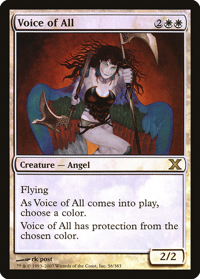 Voice of All (Premium Foil) [Tenth Edition] | Pegasus Games WI