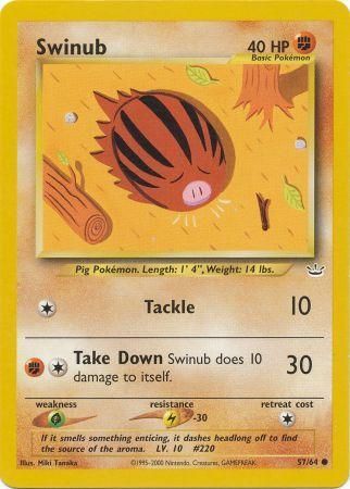 Swinub (57/64) [Neo Revelation Unlimited] | Pegasus Games WI