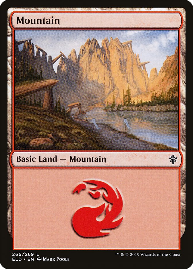 Mountain (265) [Throne of Eldraine] | Pegasus Games WI