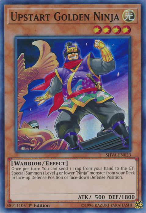 Upstart Golden Ninja [SHVA-EN023] Super Rare | Pegasus Games WI