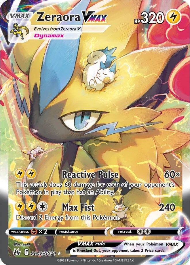 Zeraora VMAX (GG42/GG70) [Sword & Shield: Crown Zenith] | Pegasus Games WI