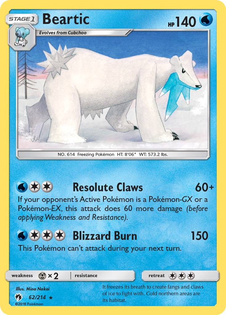 Beartic (62/214) [Sun & Moon: Lost Thunder] | Pegasus Games WI