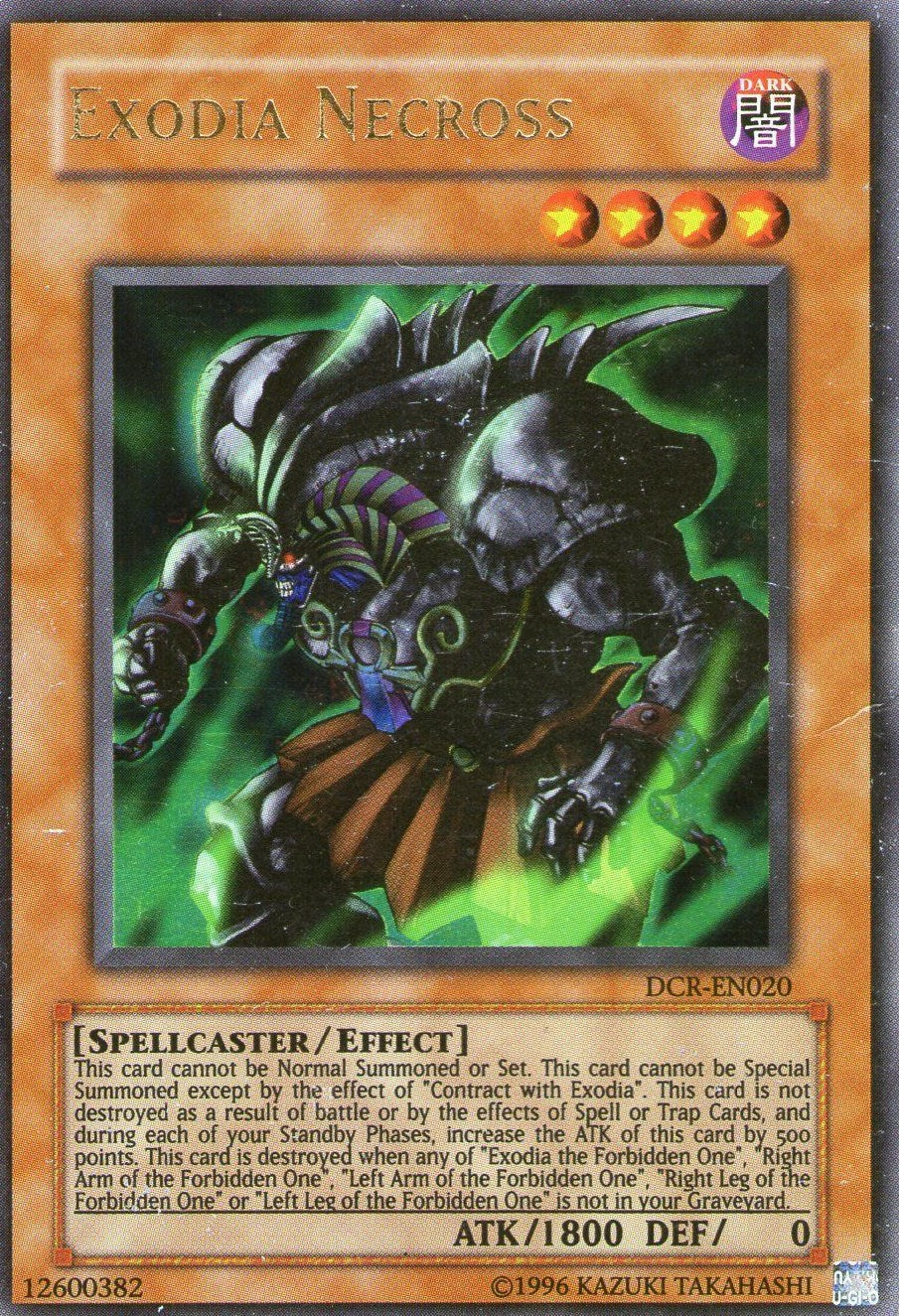 Exodia Necross [DCR-EN020] Ultra Rare | Pegasus Games WI