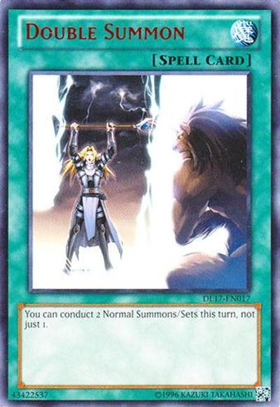 Double Summon (Blue) [DL17-EN017] Rare | Pegasus Games WI