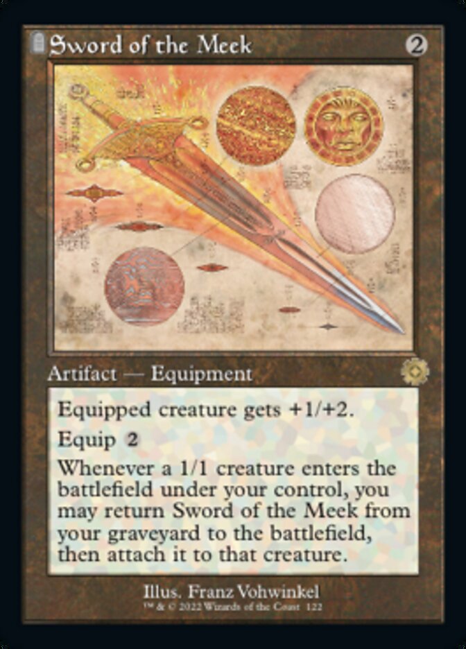 Sword of the Meek (Retro Schematic) [The Brothers' War Retro Artifacts] | Pegasus Games WI
