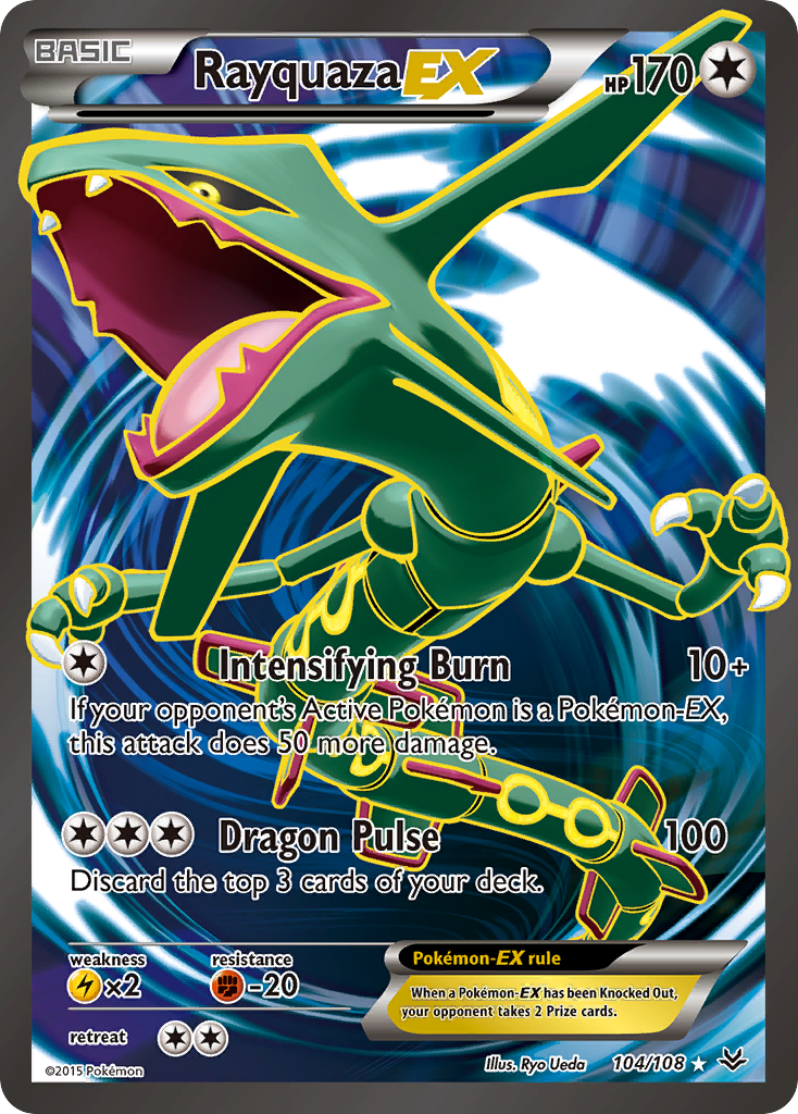 Rayquaza EX (104/108) [XY: Roaring Skies] | Pegasus Games WI