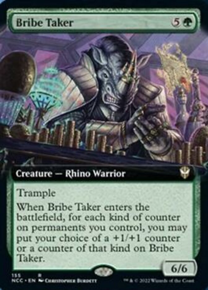 Bribe Taker (Extended Art) [Streets of New Capenna Commander] | Pegasus Games WI