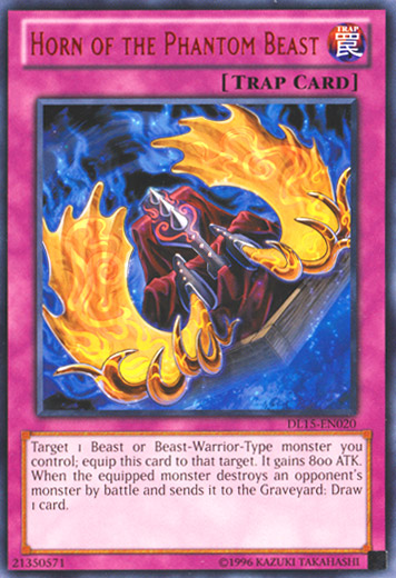 Horn of the Phantom Beast (Red) [DL15-EN020] Rare | Pegasus Games WI