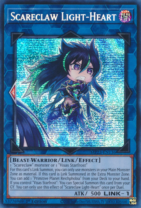 Scareclaw Light-Heart [MP23-EN136] Prismatic Secret Rare | Pegasus Games WI