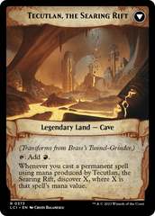 Brass's Tunnel-Grinder // Tecutlan, The Searing Rift (Extended Art) [The Lost Caverns of Ixalan] | Pegasus Games WI
