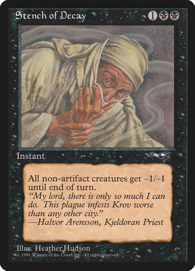 Stench of Decay (Covering Mouth) [Alliances] | Pegasus Games WI