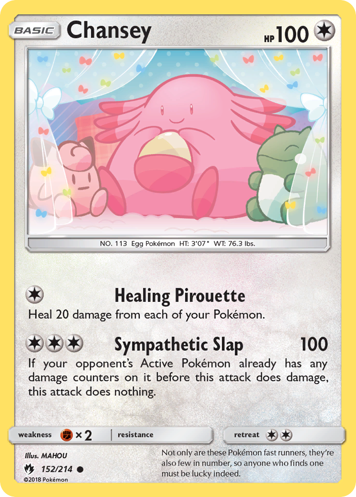 Chansey (152/214) [Sun & Moon: Lost Thunder] | Pegasus Games WI