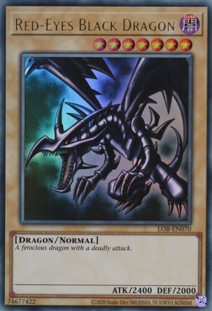 Red-Eyes Black Dragon (25th Anniversary) [LOB-EN070] Ultra Rare | Pegasus Games WI