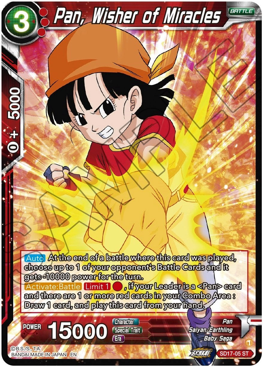 Pan, Wisher of Miracles (SD17-05) [Dawn of the Z-Legends] | Pegasus Games WI