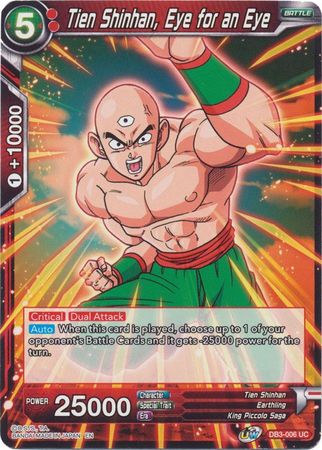 Tien Shinhan, Eye for an Eye [DB3-006] | Pegasus Games WI