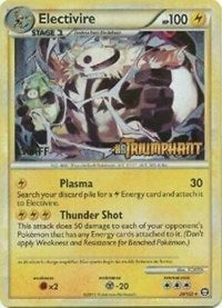 Electivire (20/102) (Staff Prerelease Promo) [HeartGold & SoulSilver: Black Star Promos] | Pegasus Games WI