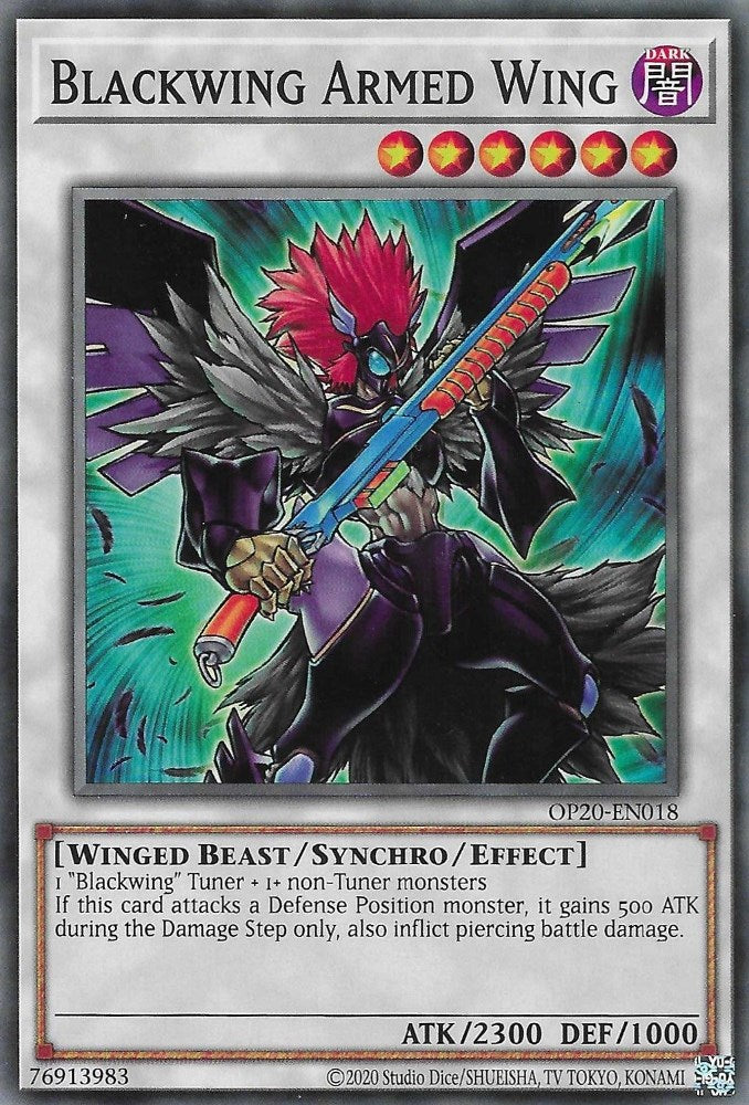Blackwing Armed Wing [OP20-EN018] Common | Pegasus Games WI