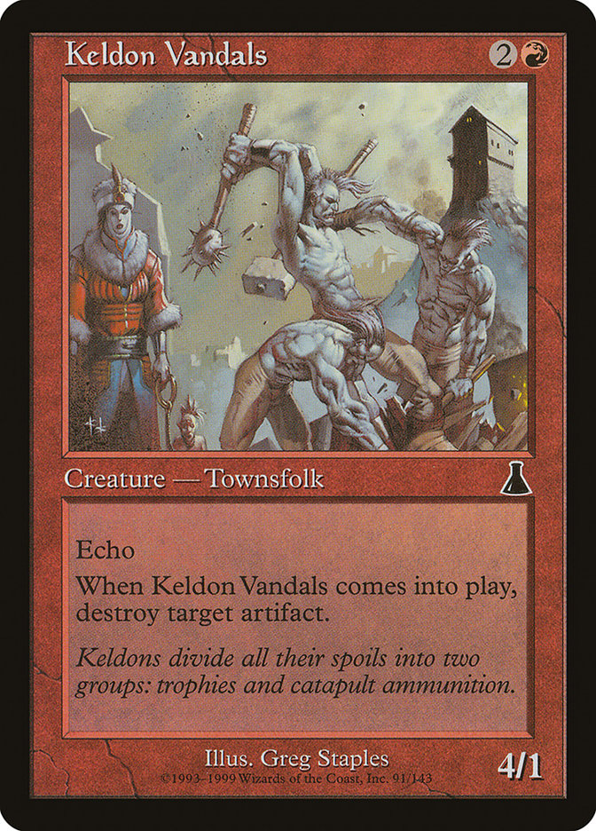 Keldon Vandals [Urza's Destiny] | Pegasus Games WI