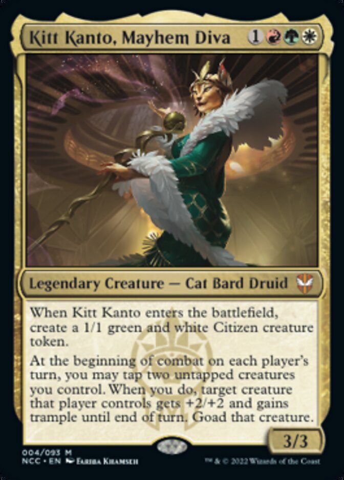 Kitt Kanto, Mayhem Diva [Streets of New Capenna Commander] | Pegasus Games WI