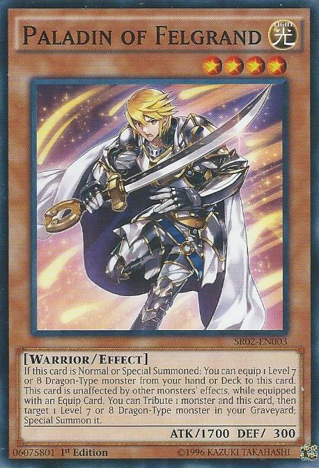 Paladin of Felgrand [SR02-EN003] Common | Pegasus Games WI