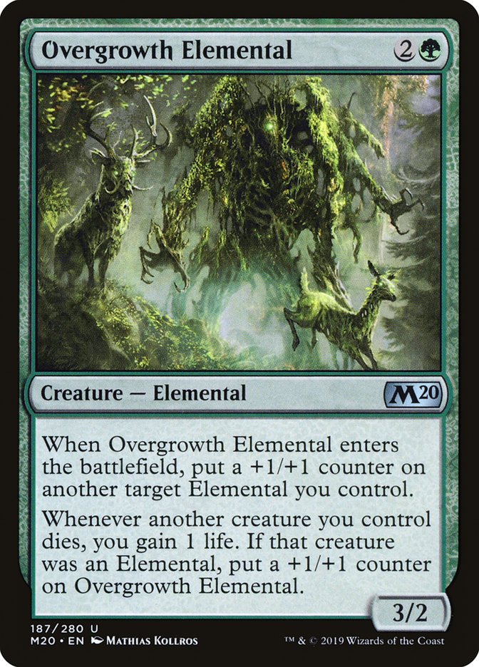 Overgrowth Elemental [Core Set 2020] | Pegasus Games WI