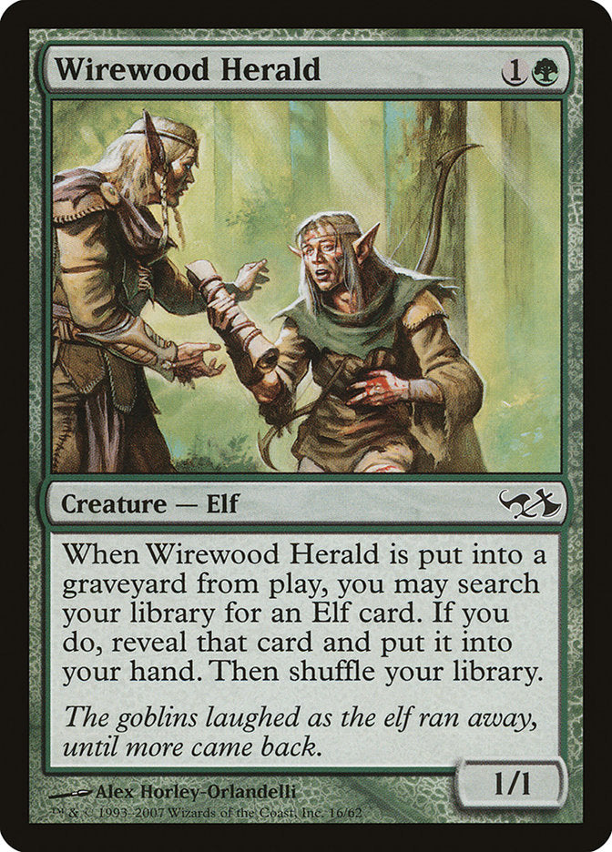 Wirewood Herald [Duel Decks: Elves vs. Goblins] | Pegasus Games WI